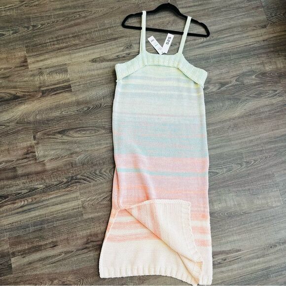 New 525 America Ombré Knit Tank Dress Size Large Women’s - Picture 3 of 10